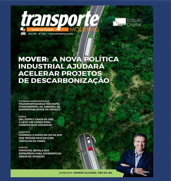 Capa da página Transporte Moderno